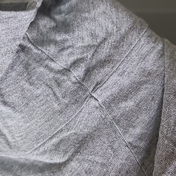 3/$30 Nike Black Embroidered Logo Gray Short Sleeve T-Shirt Size Large - Picture 4 of 6